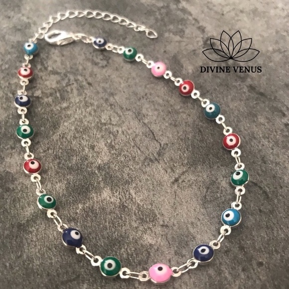Evil Eye Anklet 🧿 - Picture 3 of 5